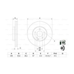 Тормозной диск Bosch 0 986 479 039 Фото 4