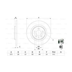 Тормозной диск Bosch 0 986 479 064 Фото 4