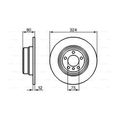 Тормозной диск Bosch 0 986 479 167 Фото 4