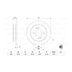 Тормозной диск Bosch 0 986 479 256 Фото 4