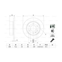 Тормозной диск Bosch 0 986 479 295 Фото 4