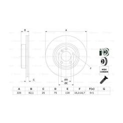 Тормозной диск Bosch 0 986 479 348 Фото 4