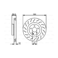 Тормозной диск Bosch 0 986 479 412 Фото 4
