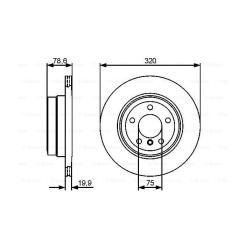 Тормозной диск Bosch 0 986 479 442 Фото 4