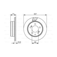 Тормозной диск Bosch 0 986 479 665 Фото 4