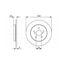 Тормозной диск Bosch 0 986 479 721 Фото 2