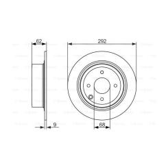 Тормозной диск Bosch 0 986 479 742 Фото 4
