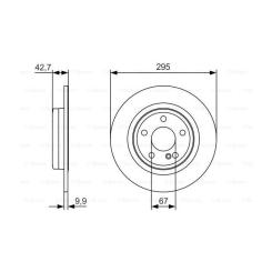 Тормозной диск Bosch 0 986 479 A04 Фото 4