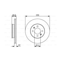 Тормозной диск Bosch 0 986 479 R77 Фото 4