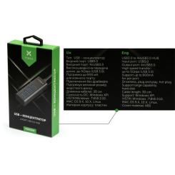 Концентратор Vinga USB3.0 to 4*USB3.0 HUB Фото 3