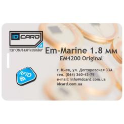 Смарт-карта EM-Marine 1,8 мм Clamshell (Original EM4200 чип) Фото