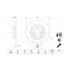 Тормозной диск Bosch 0 986 479 130 Фото 4