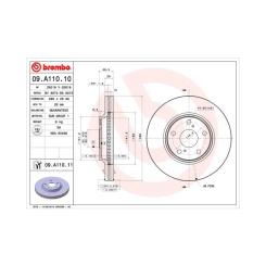 Тормозной диск Brembo 09.A110.11 Фото
