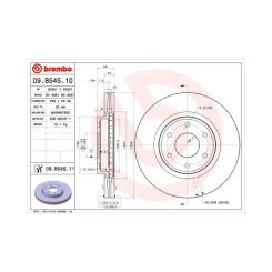 Тормозной диск Brembo 09.B545.11 Фото