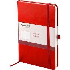 Блокнот Axent Partner Lux, 125х195, 96л, кл, красный Фото 1