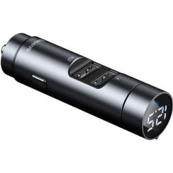 FM модулятор Baseus Energy Column MP3 Dark grey Фото 1