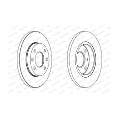 Тормозной диск FERODO DDF995 Фото