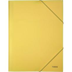 Папка на резинках Axent A4 430 мкм Pastelini yellow Фото