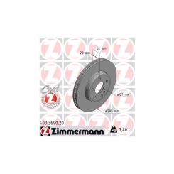 Тормозной диск ZIMMERMANN 400.3690.20 Фото