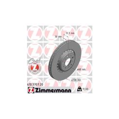 Тормозной диск ZIMMERMANN 610.3707.20 Фото