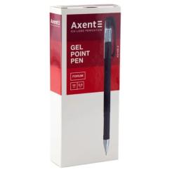 Ручка гелевая Axent Forum 0.5 мм Чёрняя Фото 1
