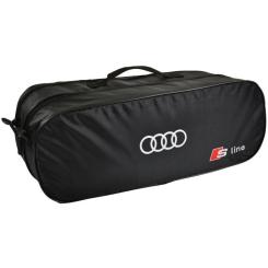 Сумка-органайзер Poputchik в багажник Audi S-Line чорна Фото 1