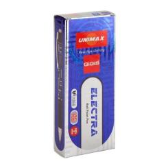Ручка шариковая Unimax автоматическая Electra, синяя в ассортименте Фото 3