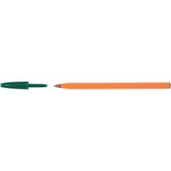 Ручка масляная Bic Orange, зелёная Фото