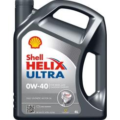 Моторное масло Shell Helix Ultra 0W40 4л Фото