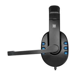 Наушники Defender Warhead G-160 Black-Blue Фото 1