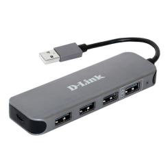 Концентратор D-Link DUB-H4 4xUSB2.0, USB2.0 Фото