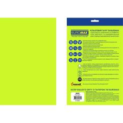 Бумага Buromax А4, 80g, NEON green, 20sh, EUROMAX Фото 1