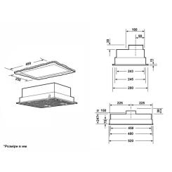 Вытяжка кухонная Interline SWAY BL A/60 GL/S Фото 2