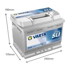 Аккумулятор автомобильный Varta Silver Dynamic 63Аh Фото 2
