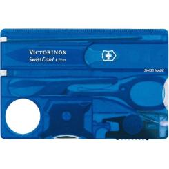 Мультитул Victorinox SwissCard Lite Transparent Blue Фото 5