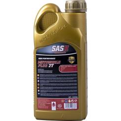 Моторное масло SASH MOTOWORLD PLUS 2T синтетика 1л Фото 1