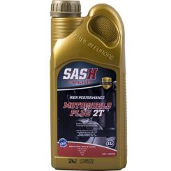 Моторное масло SASH MOTOWORLD PLUS 2T синтетика 1л Фото 2