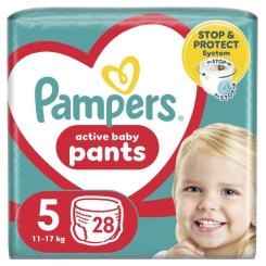 Подгузники Pampers трусики Pants Junior Розмір 5 (11-17 кг) 28 шт Фото