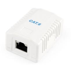 Компьютерная розетка Cablexpert RJ45x1 FTP, cat.6 Фото