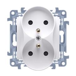 Розетка Simon SCHUKO, белая Фото