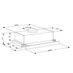 Вытяжка кухонная Eleyus BREEZE 700 60 BG Фото 11