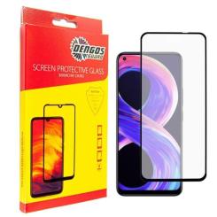 Стекло защитное Dengos Full Glue Realme 8 Pro (black) Фото