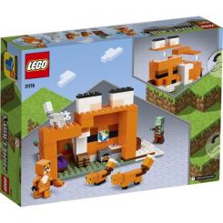 Конструктор LEGO Minecraft Лисича хатина 193 деталі Фото 5