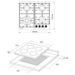 Варочная поверхность Pyramida PFX 604 T IX B Фото 10