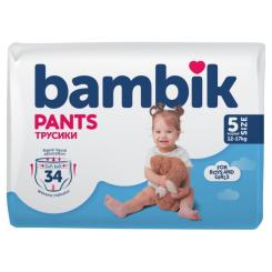 Подгузники Bambik трусики 5 (12-17 кг) 34 ш Фото