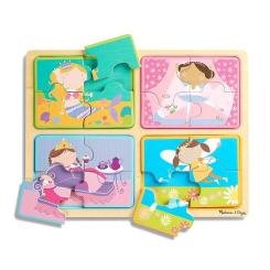 Пазл Melissa&Doug дерев'яні у футлярі "Маленькі принцеси" Фото