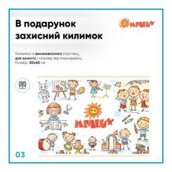 Парта со стулом Evo-kids Blue Фото 3