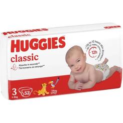 Подгузники Huggies Classic 3 (4-9кг) Jumbo 52 шт Фото 1