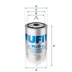 Фильтр топливный UFI 24.H2O.04 Фото