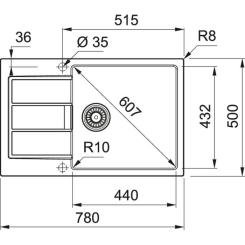 Мойка кухонная Franke Sirius 2.0 S2D 611-78 XL/143.0621.335 Фото 4